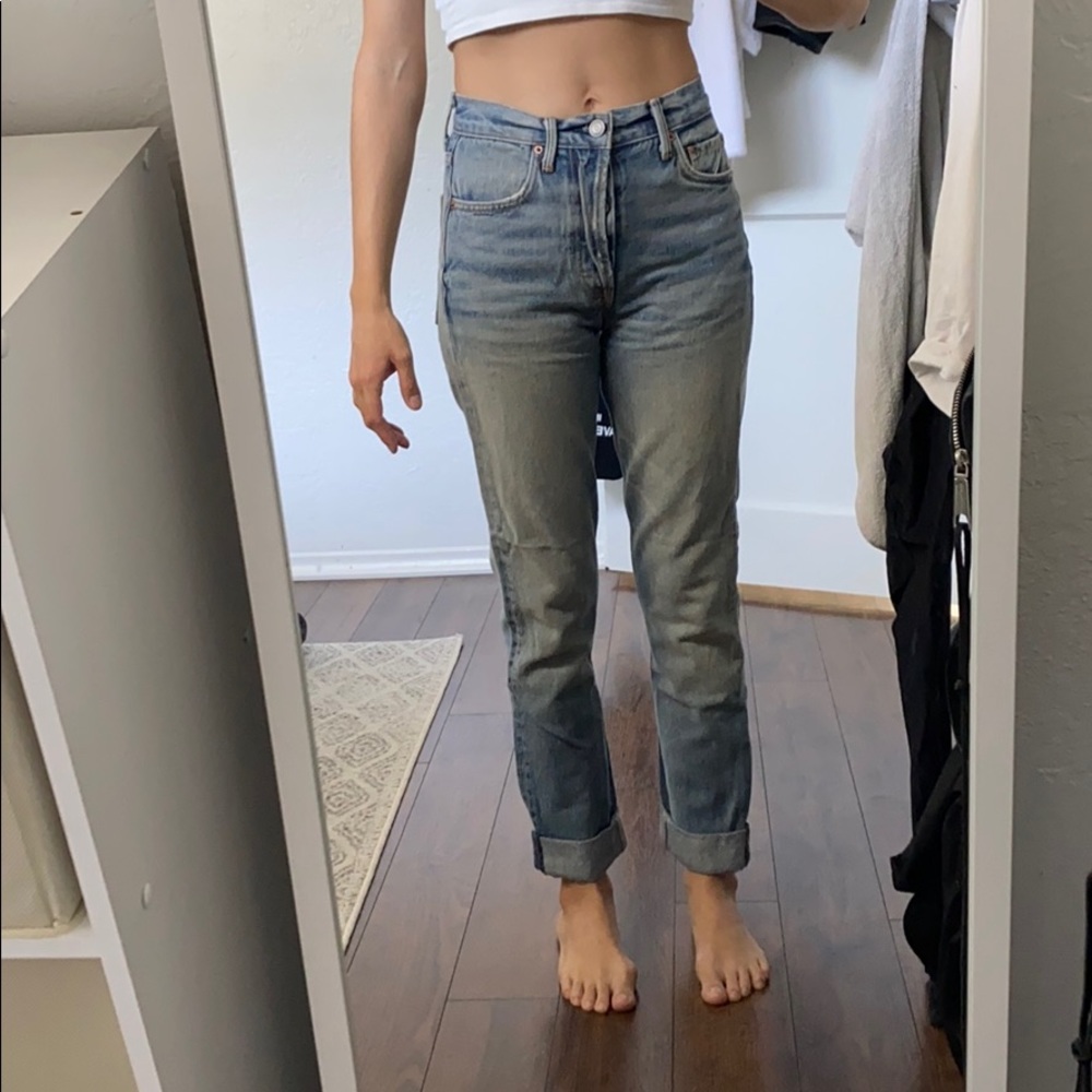 GRLFRND mom high-waisted jeans